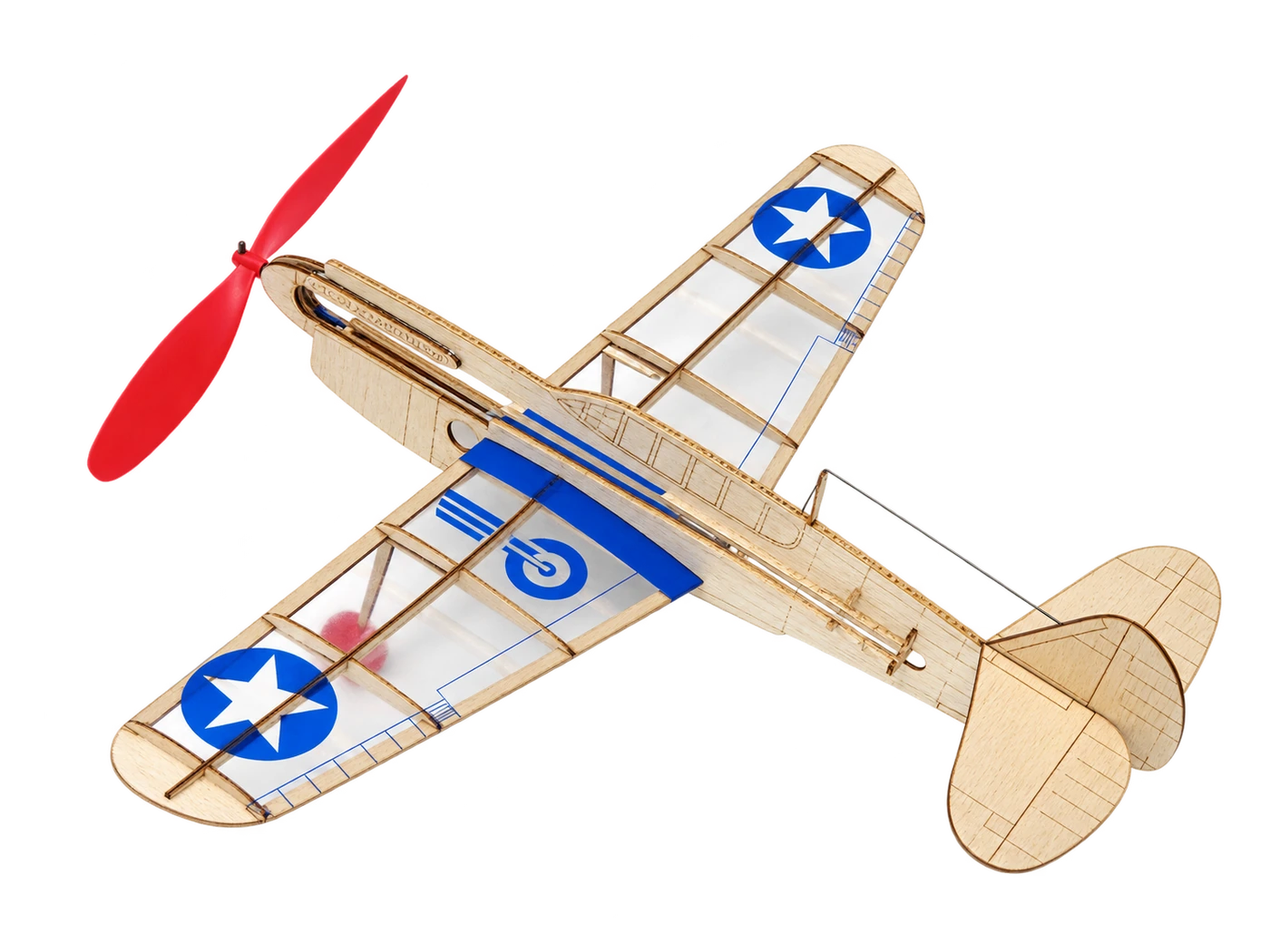 P-40 Warhawk model airplane kit
